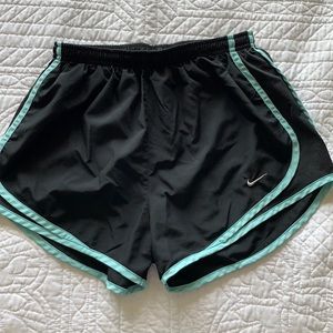 Nike Dri Fit Women’s Shorts. Black and Blue. Small